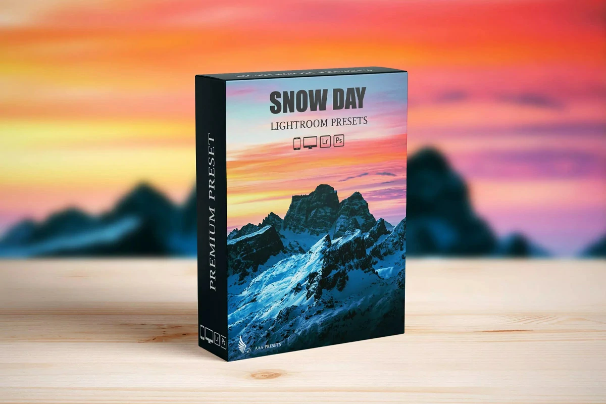 冬季旅拍电影风光Lightroom预设 Cinematic Snow Landscape Presets