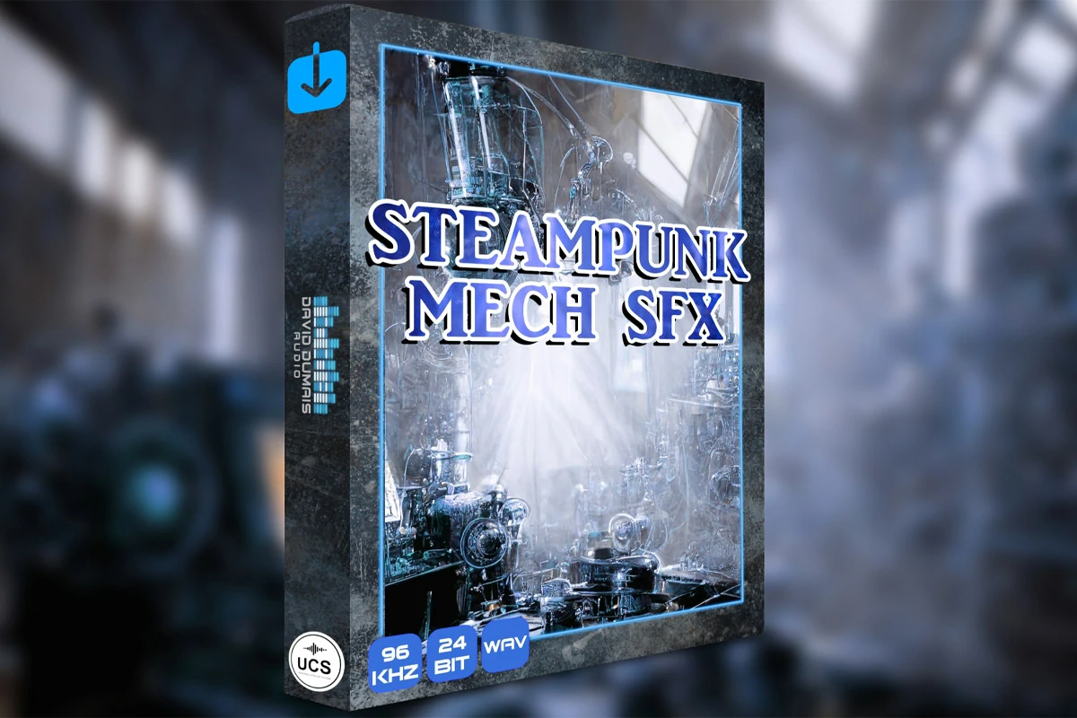 1061个未来科幻蒸汽朋克机甲机械金属音效 Steampunk Mech SFX