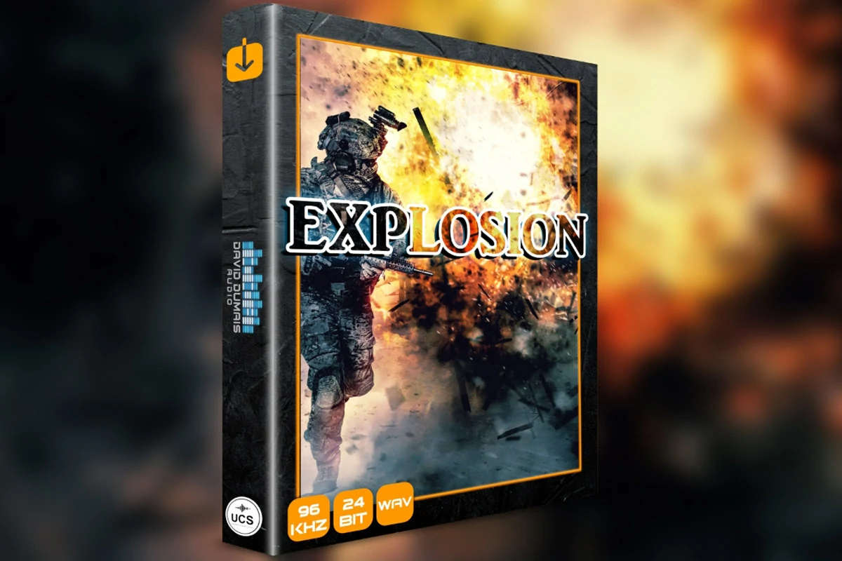 【配乐音效】1209个火焰燃烧噼啪爆炸冲击碎裂建筑坍塌模拟音效 Explosion SFX Pack