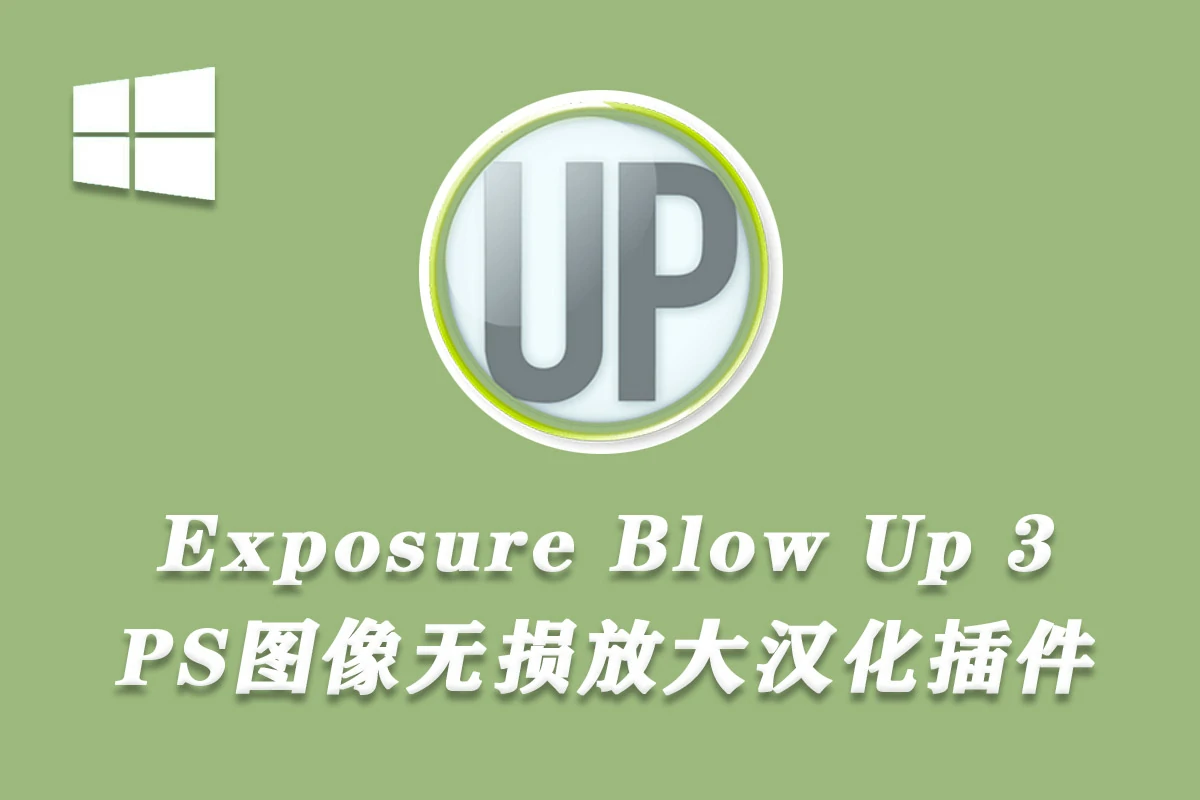 PS图像无损放大汉化插件 Exposure Software Blow Up V3.1.6.0 中文汉化版 WIN系统下载