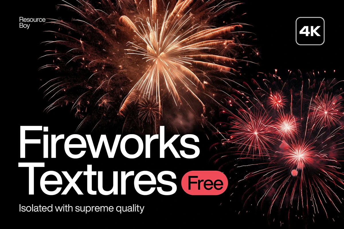 250张绚丽烟花升空爆炸节日焰火创意设计图片素材 250 Fireworks Textures