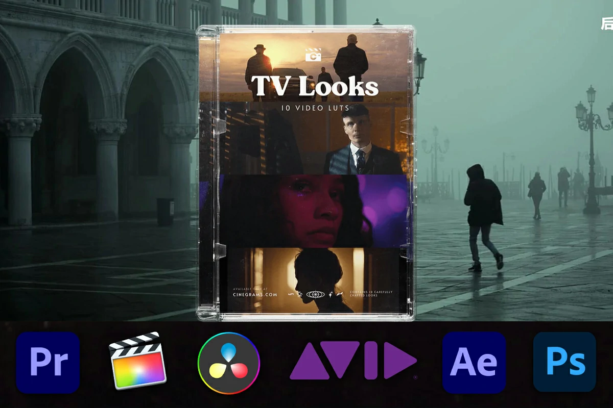 【Lut预设】10款经典影片好莱坞电影色彩模拟调色LUT预设合集 TV Looks