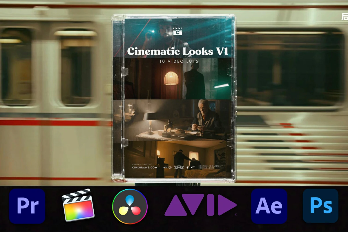 【Lut预设】10款经典影片好莱坞电影色彩模拟调色LUT预设合集 Cinematic Looks V1