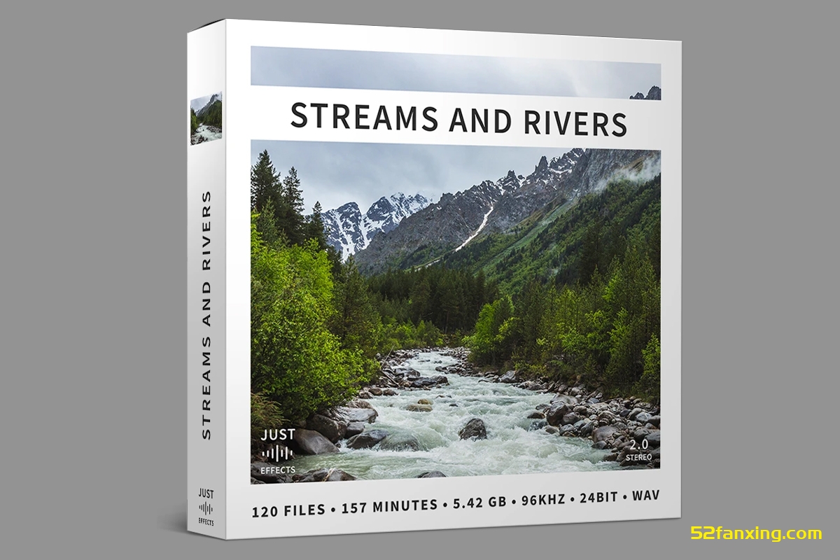 【音效】深林中潺潺的泉水和小溪及河流瀑布流水音效素材合集