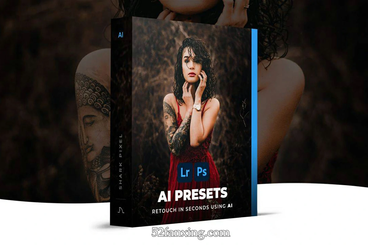 【AI智能lr预设】 SharkPixel – AI Presets 人像修饰Lightroom人工智能AI自适应预设