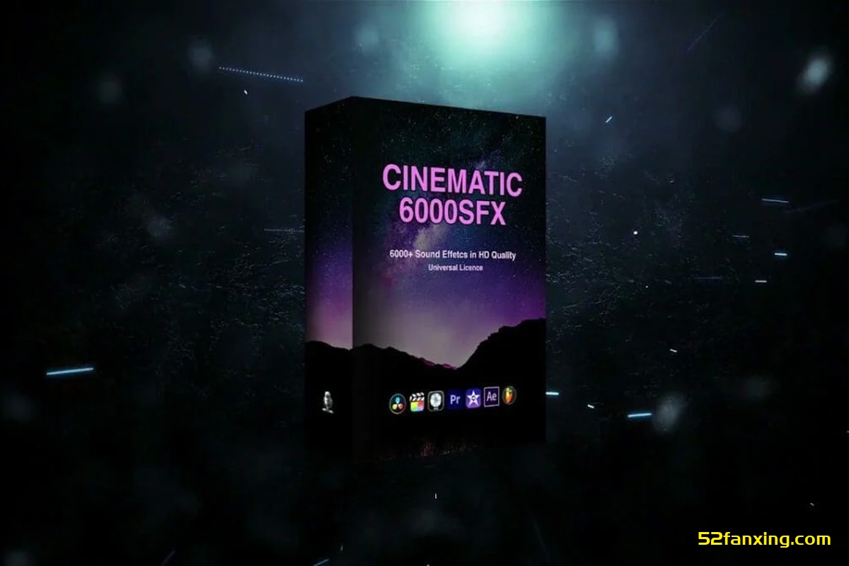 【配乐音效】6000个专业电影背景氛围渲染增强拟音无损音效 Professionalsongs – 6000+ Cinematic SFX Ultimate Bundle Pack