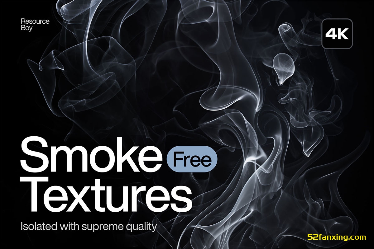 【图片素材】228张4K分辨率燃烧烟雾扩散弥漫青烟缭绕创意合成素材 220+ Smoke Textures