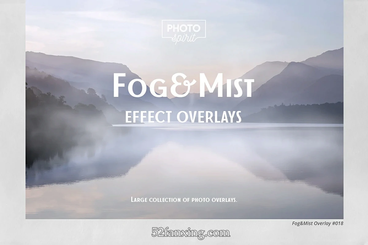 【图片素材】40张烟瘴雾气模糊朦胧情绪氛围照片合成叠加素材 Fog&Mist Effect Overlays