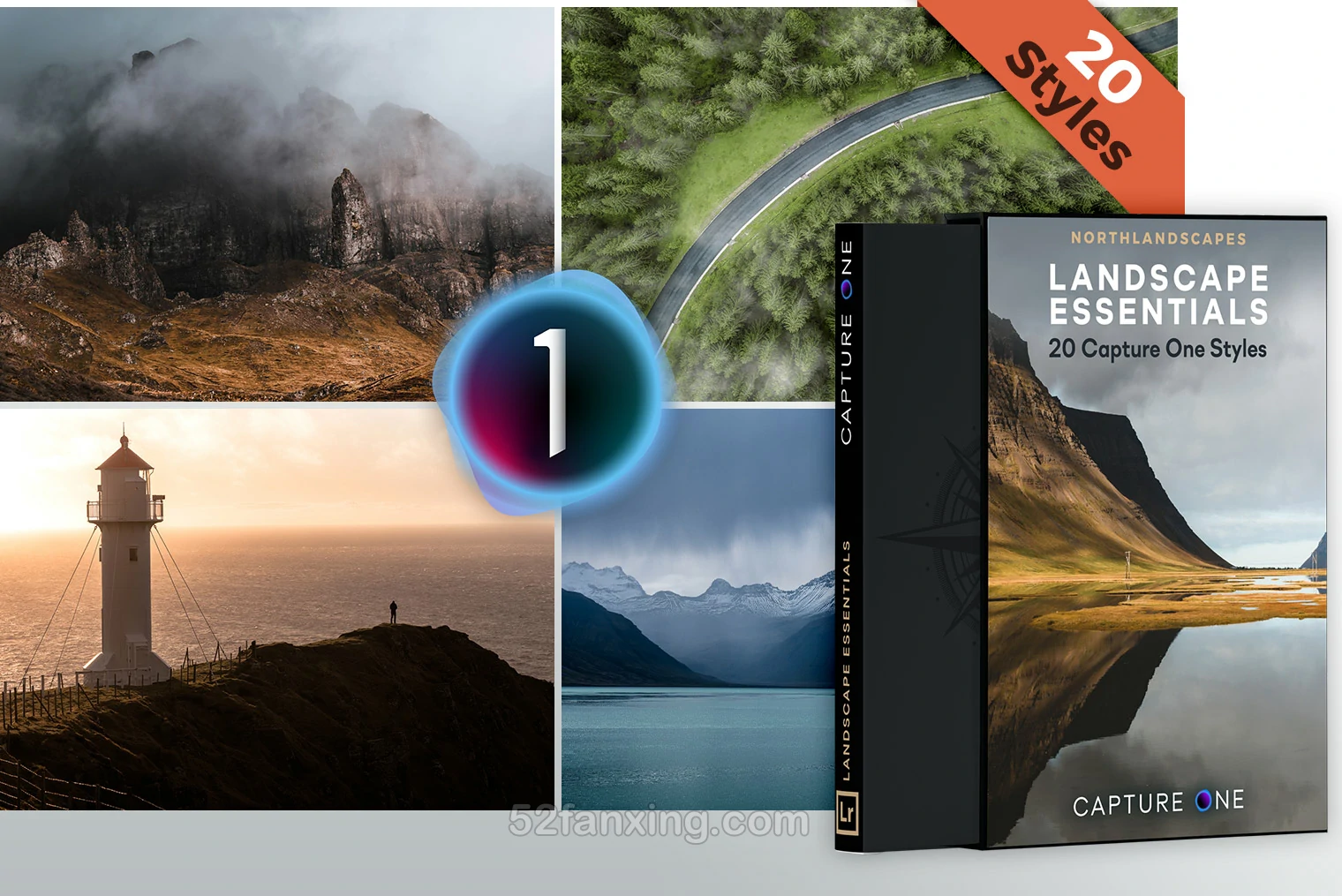 20款风光后期调色摄影调色飞思Capture One 样式预设 Northlandscapes – Landscape Essentials